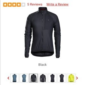 Bontrager circuit convertible wind shell jacket